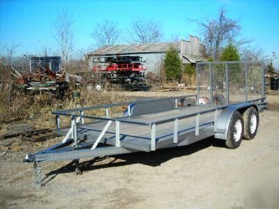 2007 utility 6.5 x 12 trailer 7,000 gvwr tandem