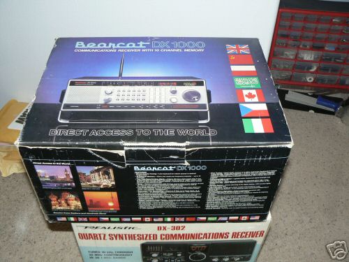 Bearcat dx-1000 w/ box + accessories mint **special**