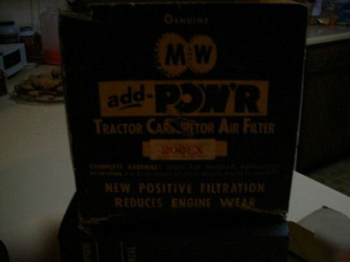 Farmall m&w air cleaner 