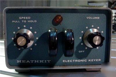 Heathkit hd-1410 electric keyer, paddle