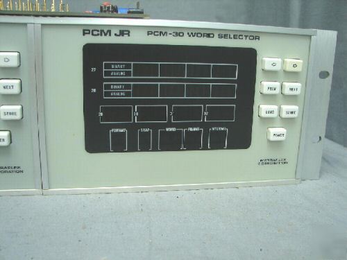 Metraplex pch-1 pcm jr decommutator / word selector