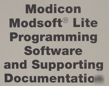 Modicon modsif lite software V2.62