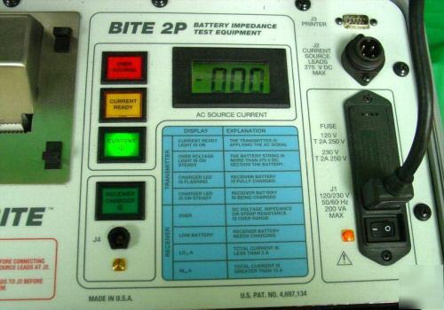 Avo biddle bite battery impedance test equipment