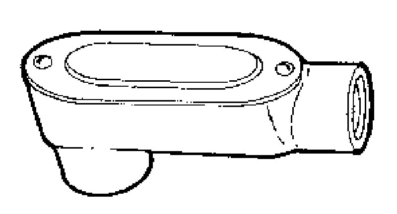 Gam-pak products 02-55642LB body conduit type LB3/4