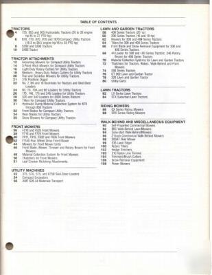 John deere purchasing guide 1992 100+ pages 100's specs