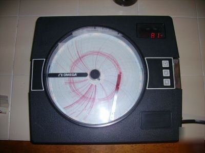 Omega CT7000 microprocessor circular chart recorder