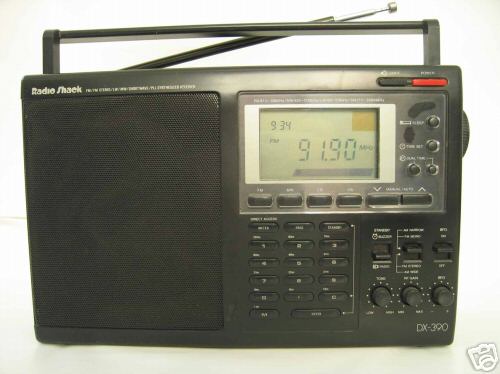 Radio shack dx-390 short wave / world band radio â€“ 