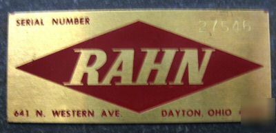 Rahn matched set parallel granite 3 step master blocks