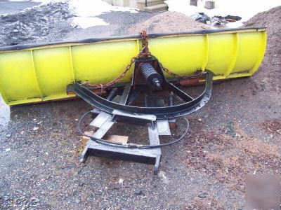 10' snow plow snowplow less frame good cond.