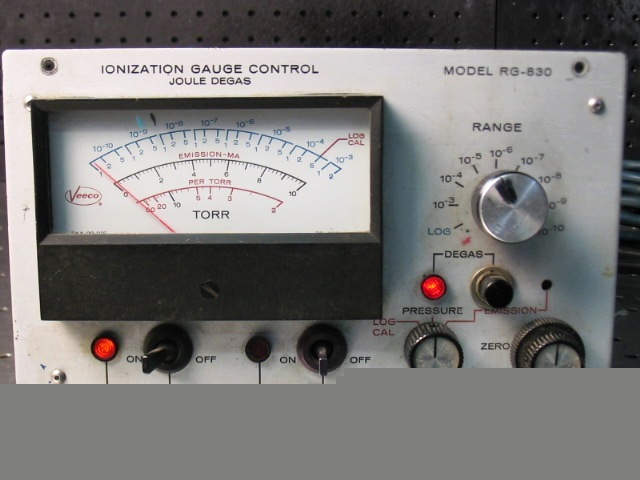 B27771 veeco ionization gauge controller rg-830