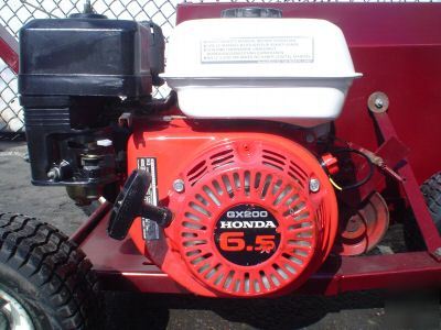 Brown F702 walk-behind trencher, honda 6.5HP 