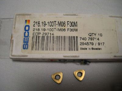 New 10 pcs. seco carboloy 218.19 100T M06 F30M0 n.r.