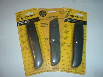 New 3 brand klein utility knives