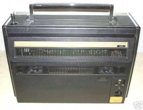 Vintage fantastic sony cfr-5100 earth orbiter shortwave