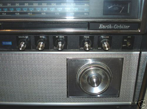 Vintage fantastic sony cfr-5100 earth orbiter shortwave