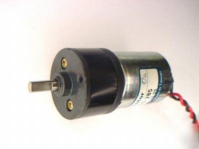 2 inline 12 vdc gear box motor 380 rpm hennkwell hobby