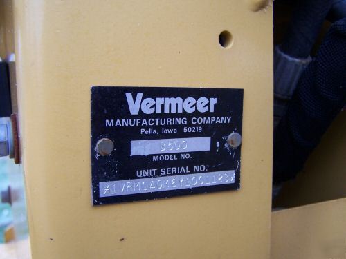 2000 vermeer 3550A trencher