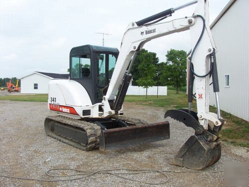 2003 bobcat 341 mini excavator