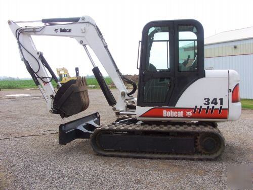 2003 bobcat 341 mini excavator