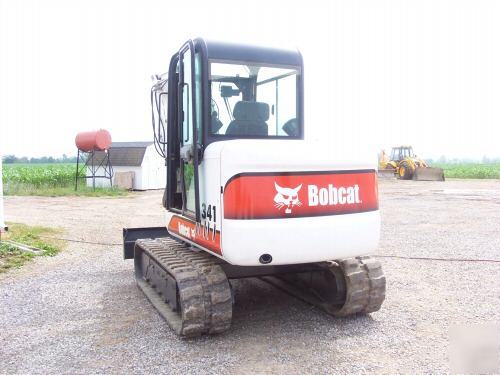 2003 bobcat 341 mini excavator