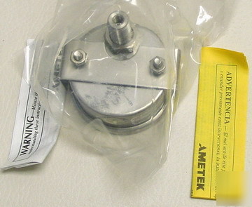 4 ametek us gauge P552L liquid filled pressure gauge