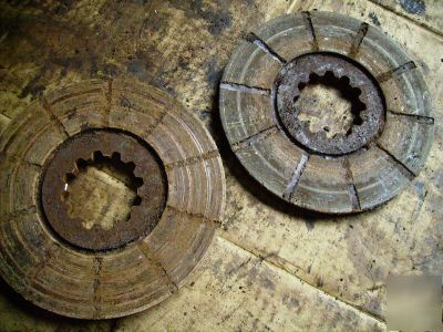 400 farmall tractor brake disks 6 1/2