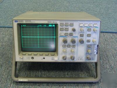 Agilent (hp) 54610B 500MHZ digitizing oscilloscope OPT5