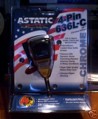 Astatic 636L-c chrome edition microphone