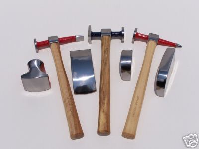 English wheel planishing hammer body hammer hand dolly