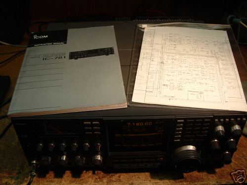 Icom ic-781 all mode hf transceiver, nice 