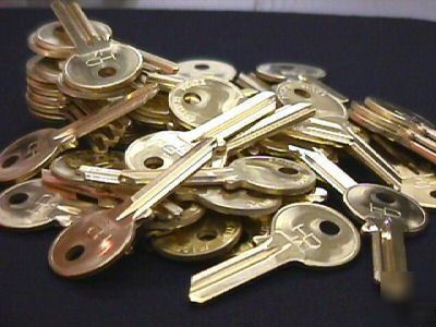 New over 50 brand shiny blank cylinder keys no. UL1