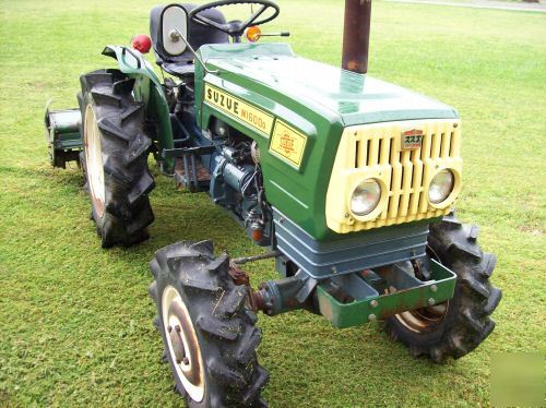 Nice suzue M1600 4X4 diesel compact tractor w/ tiller 