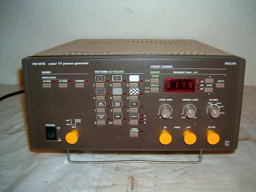 Philips pm 5515 color tv pattern generator PM5515 