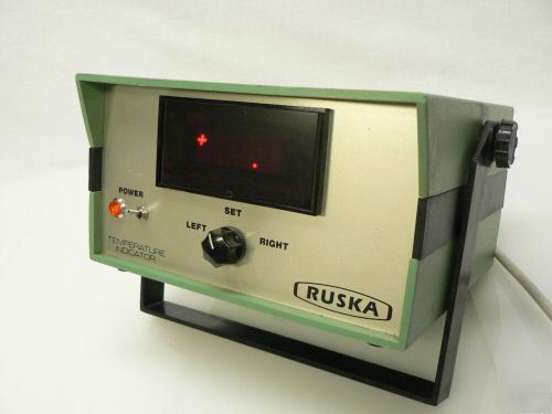 Ruska 2400-rtd temperature indicator unit