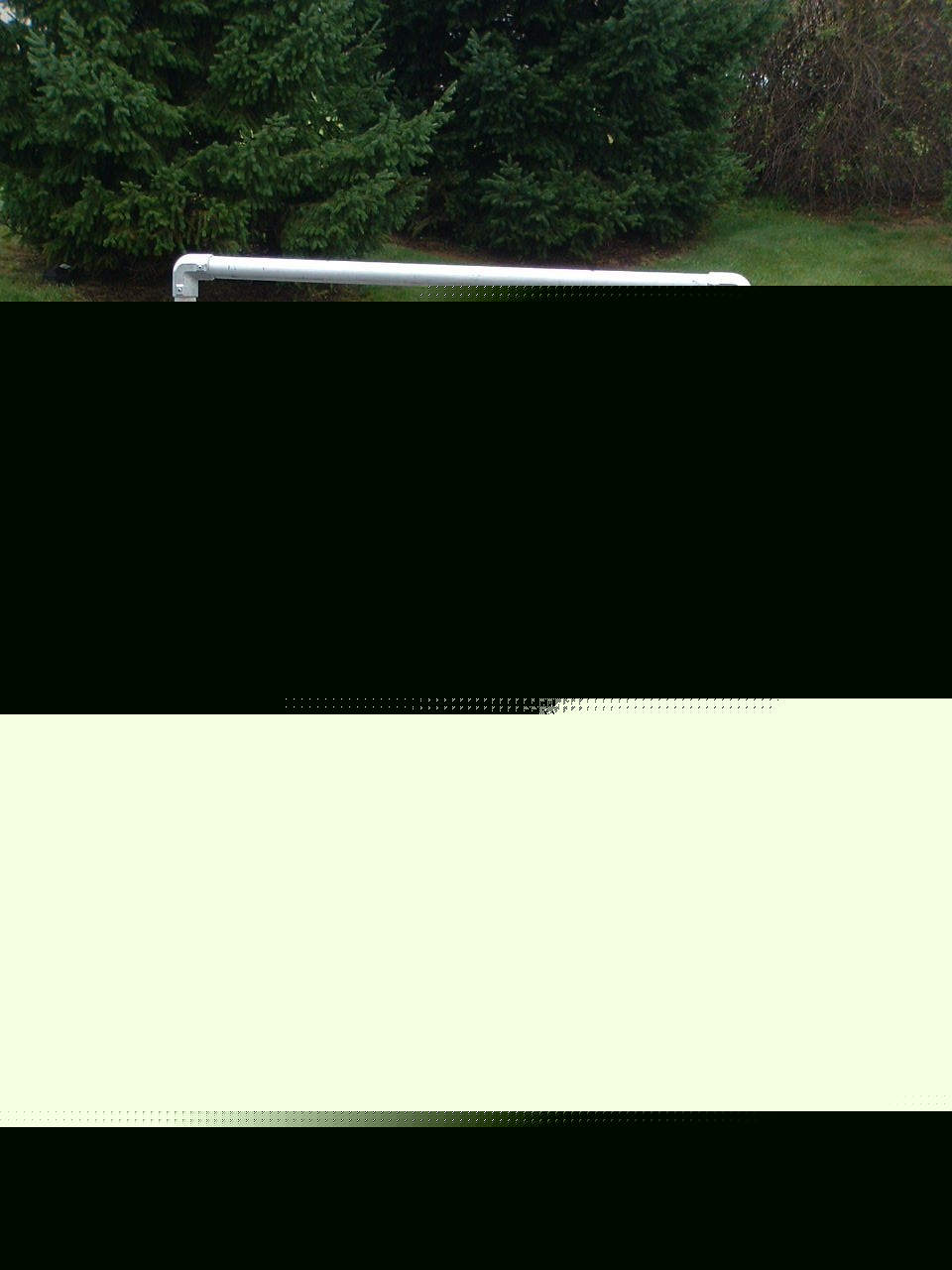 Sign frame kit 3' x 4' aluminum pipe 1-1/2