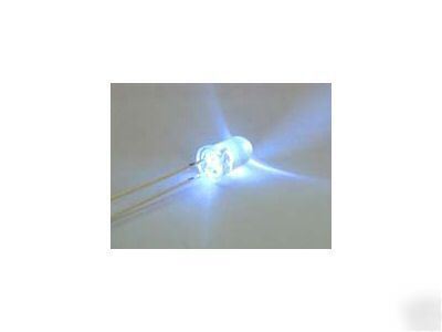 50P mega white led - 5MM 7000MCD free ship