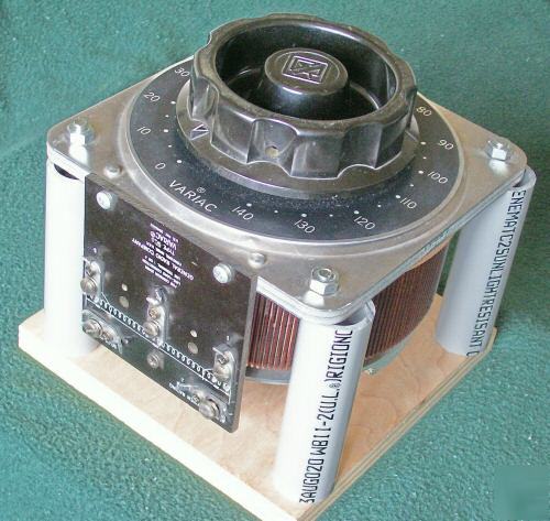 General radio W20 variac 0-140 v-25 a auto transformer 