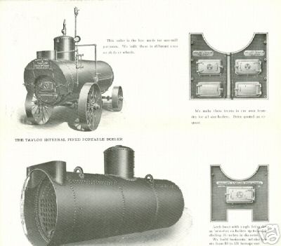 Harrison machine works steam traction engines, balers 