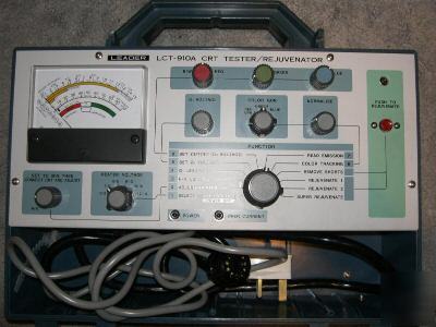 Leader crt analyzer/restorer/rejuvenator tube tester