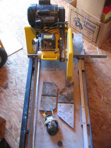 Masonry saw, great for doing brick walkways & driveways