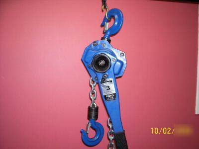 New 3 ton ross lever hoist / come along 10' 