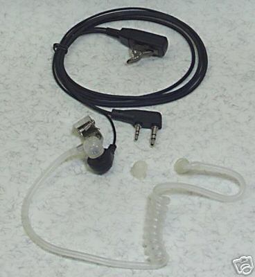 New covert acoustic tube earphone for kenwood radio 