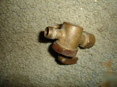 Rare brass unstyled a b g? three way fuel control valve