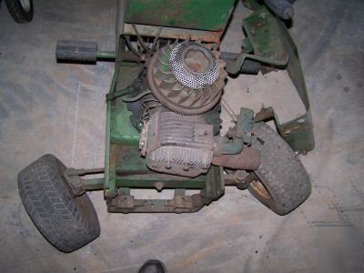 Vintage john deere garden tractors + mower deck