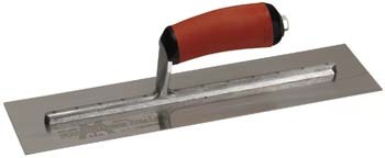 14 x 5 finishing trowel-curved durasoft handle