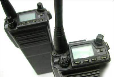 2 kenwood tk-340D uhf fm transceiver handset radios