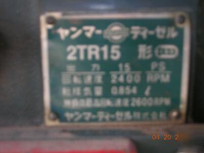 2004 zennoh YM1500D w/frontloader - 4WD - nice