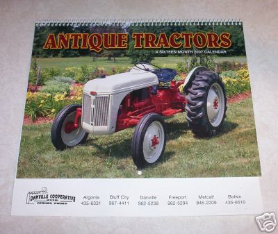 2007 calendar antique tractors farmall john deere