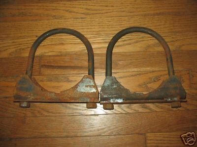 Case tractor sc dc fender bracket pair