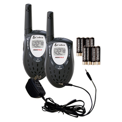 Cobra pr 255-2 vp microtlk 2/gmrs way radio 2 pkwith up